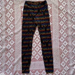 Soft Velvet Leggings “I ❤️ XMAS” Women’s Small